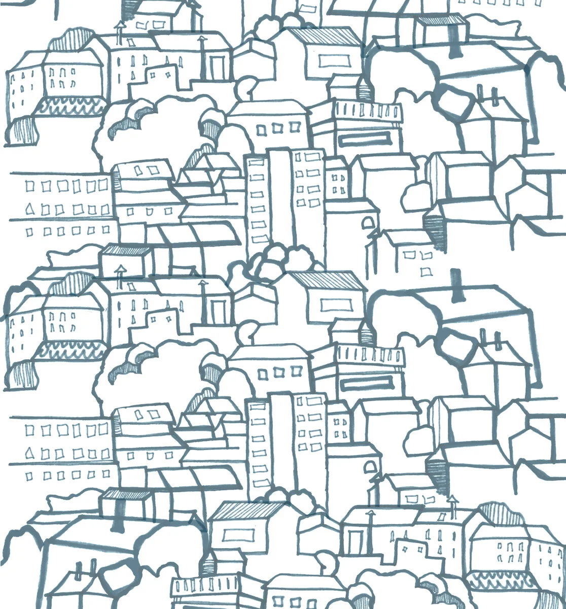 Casitas · Papel tapiz
